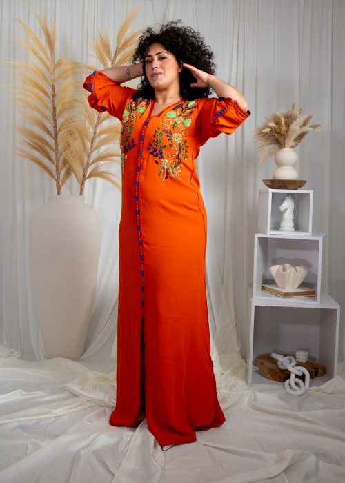 Caftan PERLE Orangé