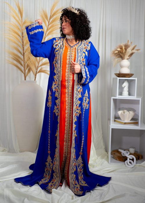 Tekchita CRISTAL Bleu Roi & Orange
