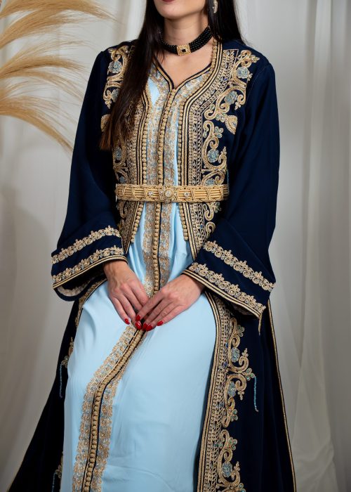 Alternative view of Tekchita CRISTAL Bleu Marine & Bleu Ciel