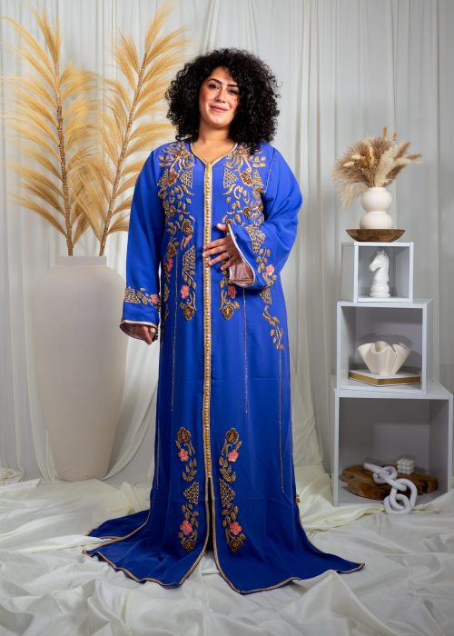 Caftan PERLE Bleu Roi