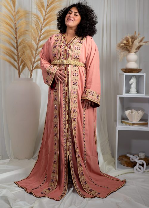 Tekchita SAPHIR Orangé détails violet