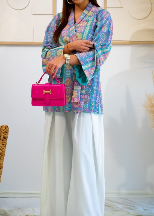 Alternative view of Blazer Sari Prestige - Turquoise Lila