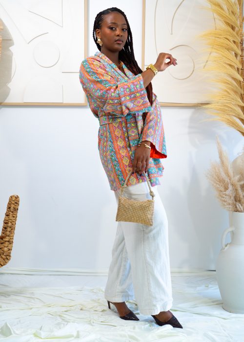 Alternative view of Blazer Sari Prestige - Orange Bleu