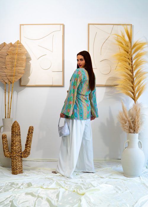 Alternative view of Blazer Sari Prestige - Vert d'eau