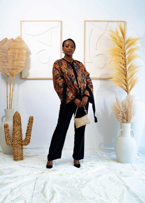 ENSEMBLE 3 PIECES - ATLAS NOIR ORANGE