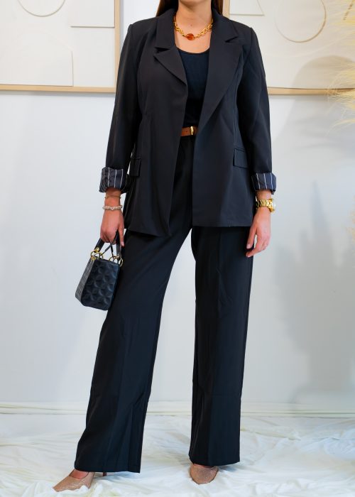 Alternative view of TAILLEUR LINA - NOIR INTEMPOREL