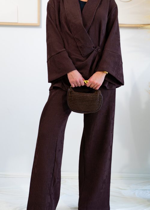 Alternative view of ENSEMBLE CHOCOLAT VELOURS